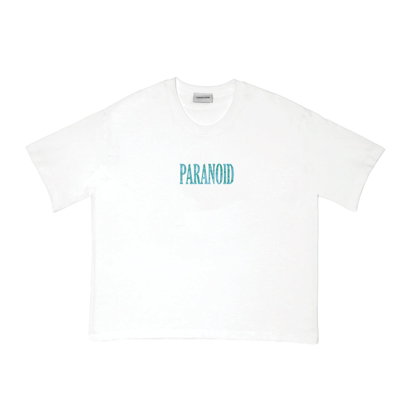 Paranoid fade turquoise White
